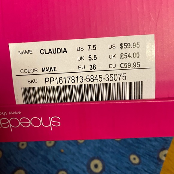 SHOEDAZZLE Mauve Pumps - Picture 6 of 6